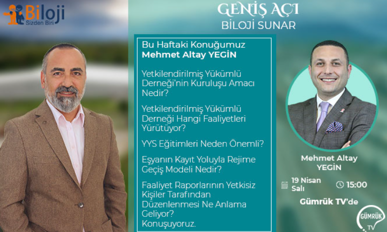 M. Altay YEGİN, Board Chairman of our Association is a guest of the twenty-eighth episode of the Wide Angle program.